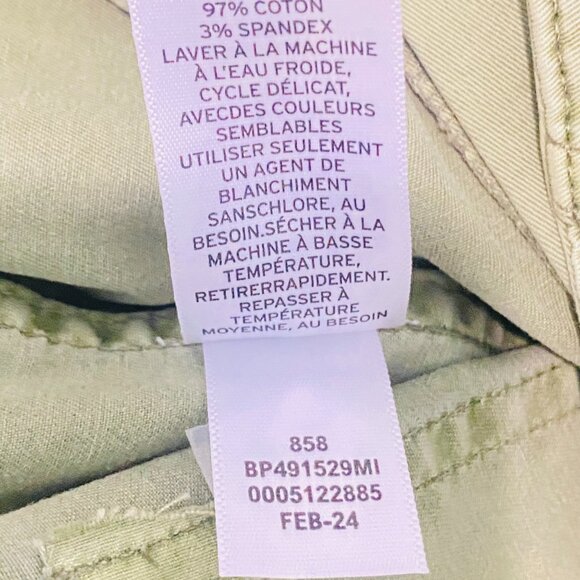 Lime Green Utility Chic — B.P. Cargo Pants (Size 6) - Picture 17 of 17